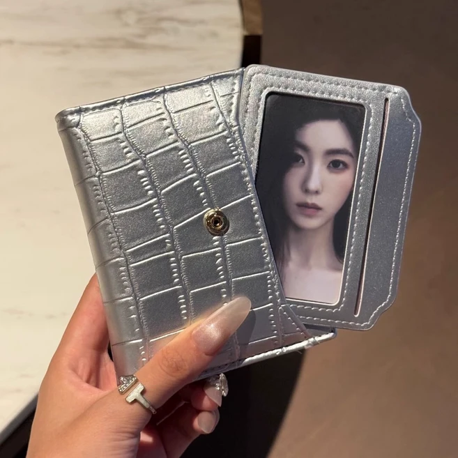 FNIE ART 여성용 심플 미니 지갑 반지갑 카드지갑