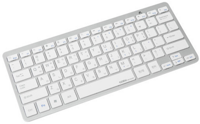 코시 베이직 블루투스 키보드, SILVER, (KB1352BT)모든운영체제 호환