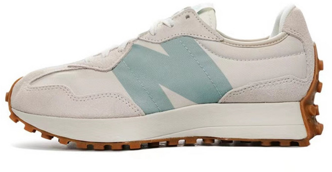 뉴발란스 327 화이트 남여공용 스니커즈(증정품 수납백), 275, WS327HG1(증정품 수납백)