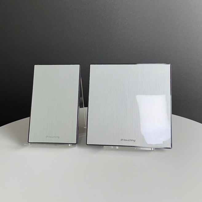 이터칭 데코 전등 매입 스위치 1구~6구 및 콘센트 가정용 국내산 블랙실버 B-IPS, 1개, 14.블랭크플레이트1개용 블랙실버, 12.1cm