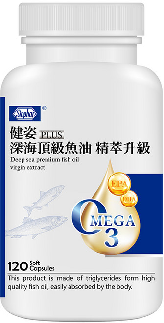 杏輝 深海頂級魚油 精萃升級, 2個, 120顆
