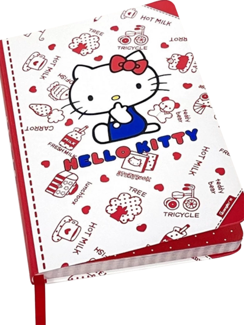 옐상 키티 다이어리 4종 다꾸 노트, 북버전, 1개