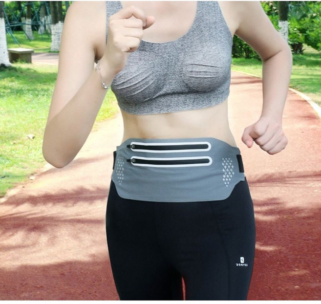 한국상사 슬림 트레일 러닝 벨트 가방 물병 홀더 힙색