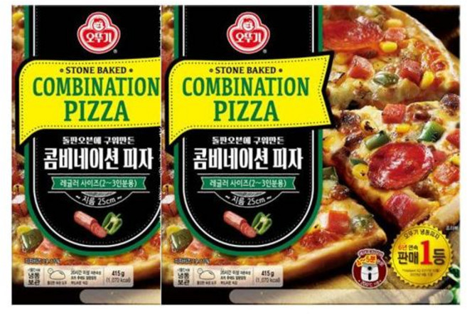 오뚜기 콤비네이션 피자 415g 2개