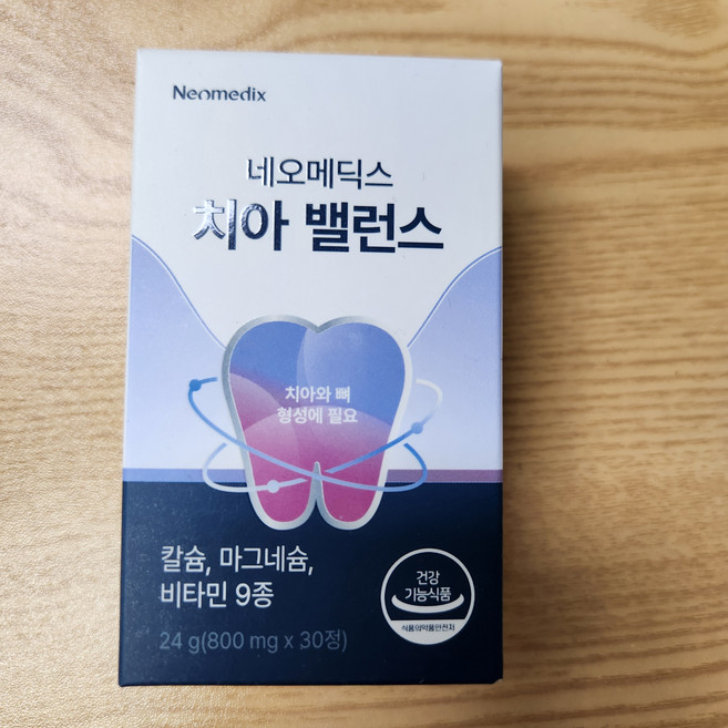 칼프디마 네오메딕스 치아밸런스 치아 뼈 건강 칼슘 영양제, 1개, 15회분