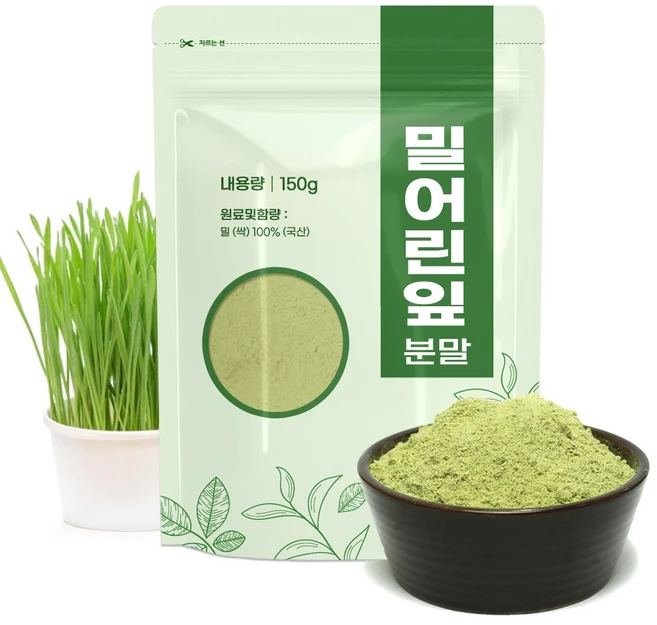 밀싹분말 밀어린잎분말 150g, 1개 - 쿠팡