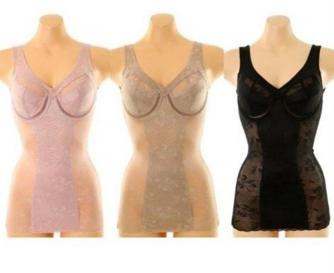 비너스 [할인중] 중간압박 미디움타입 문직 패드 런닝형 바디쉐이퍼 상체보정 큰컵 빅사이즈