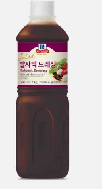 [코스트코] 맥코믹 발사믹 드레싱 1.1KG, 3개