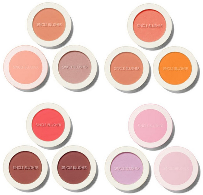 [1+1 행사] 더샘 샘물 싱글 블러셔, 1개, 1+1 드래곤레드