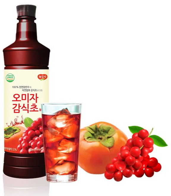 광야식품 오미자 감식초 베이스 970ml 1BOX (15개입), 15개