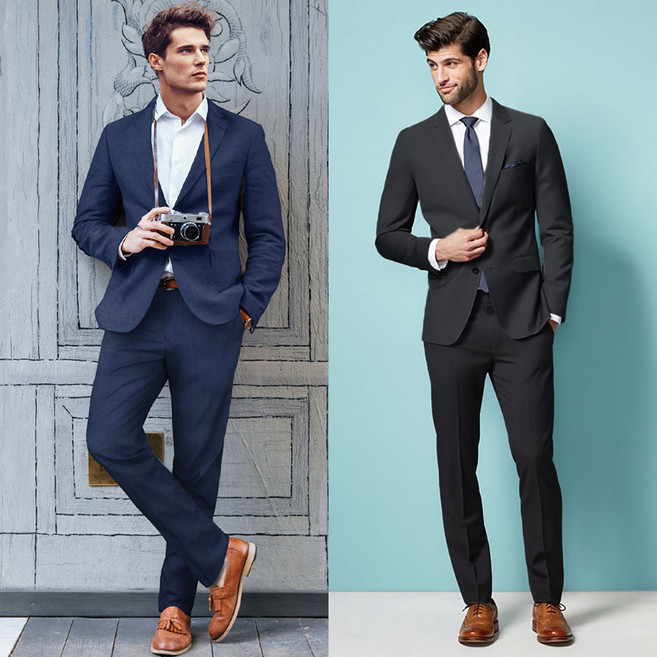 제이케이룩 쟌피엘 아이스쉬폰 셋업수트 남성복 여름 정장자켓