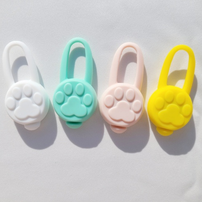 강아지 야간 산책 LED 펜던트 목걸이 PUPOO, 그린(펜던트), 1개