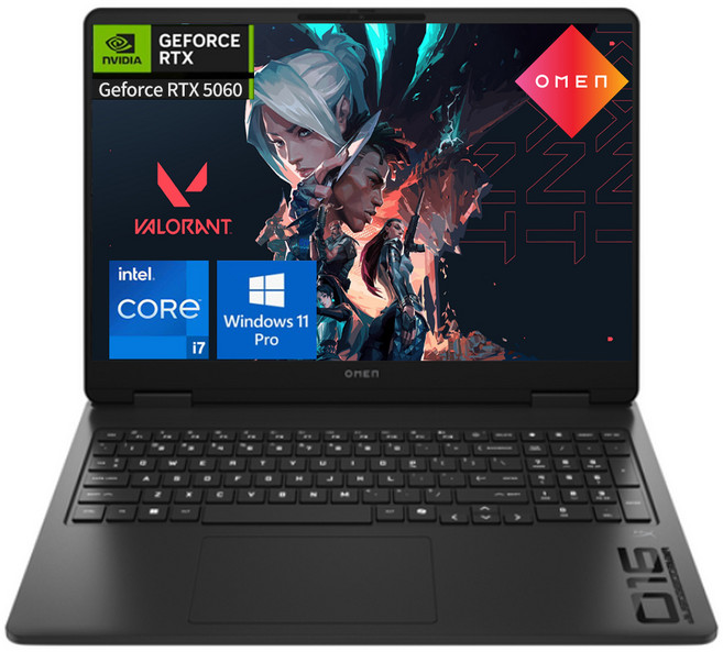 HP 오멘 16-am0148TX 인텔 i7-14650HX 지포스 RTX 5060 윈도우11 포함 가성비 고사양 고성능 전문가용 대학생용 게이밍 노트북, WIN11 Pro, 64GB, 2TB, Shadow Black
