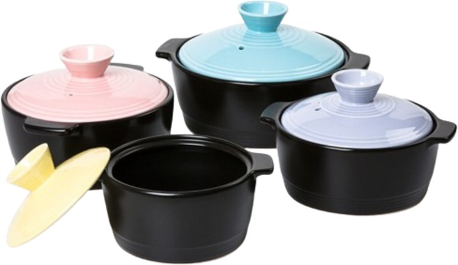 국산 파스텔 컬러 내열뚝배기 도자기 찜기 4종류중, 퍼플(소), 1개