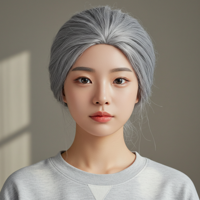 솔레르 웃음가득 할머니가발, 1개