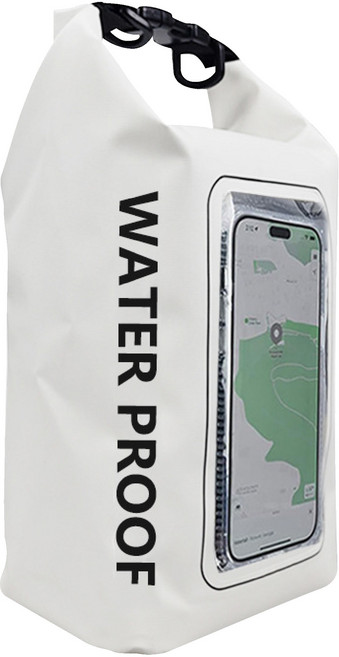 手機防水袋 游泳袋 白色5L【IPX6防水等級】, 1個