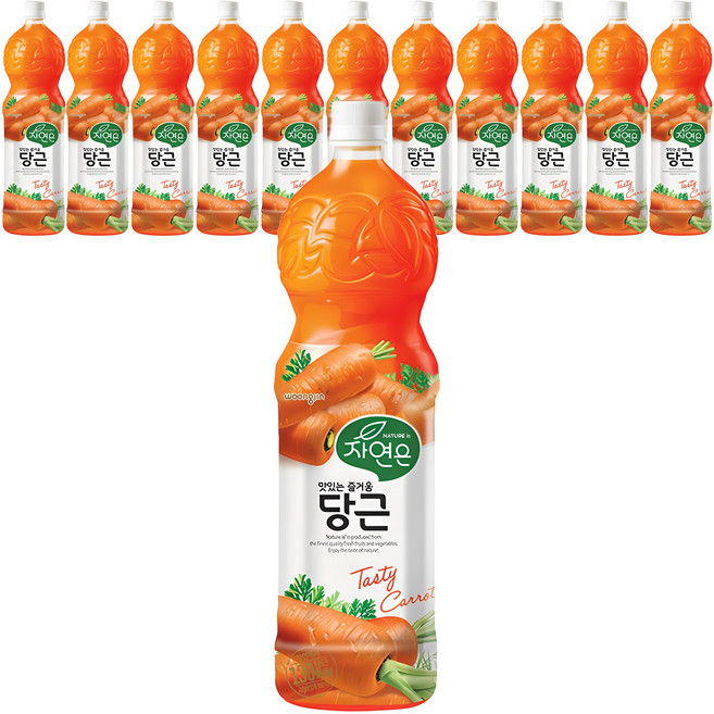 자연은 당근 주스, 1.5L, 12개