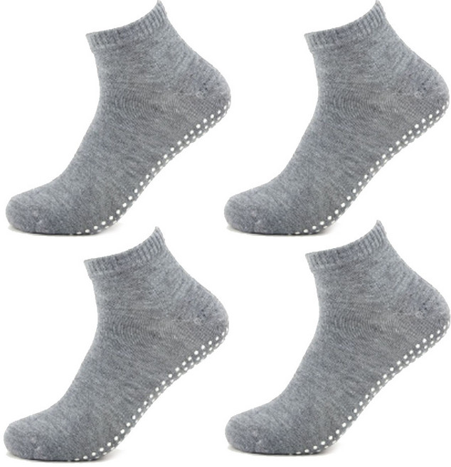 SM스포츠 4켤레 논슬립 남자용 요가 필라테스 미끄럼방지 스포츠 헬스 양말