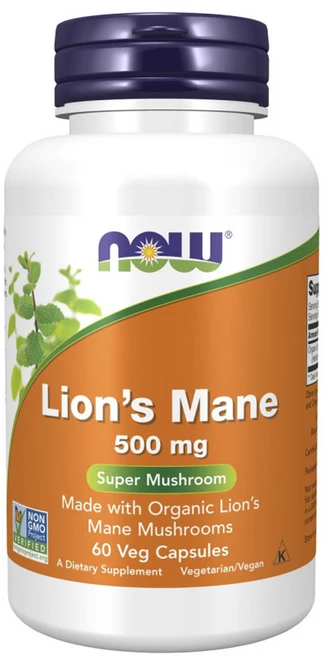 나우푸드 노루궁뎅이버섯 500mg 베지 캡슐, 1개, 기본, 60정 - 쿠팡