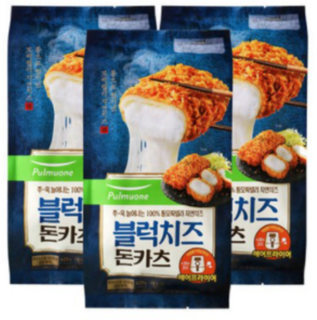 [풀무원] 블럭치즈 돈카츠 420g, 3개