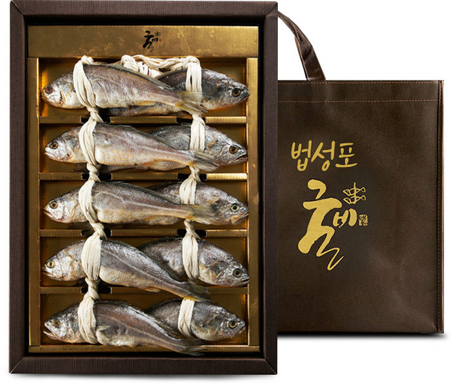 법성포 영광굴비 명품 알배기 명절선물 10미 프리미엄 선물세트, 1개, 1.4kg