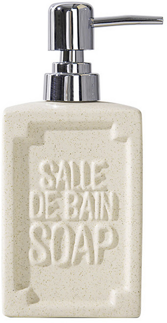 피카우스 주방 싱크대 세제통 핸드워시 주방세제 욕실 디스펜서 리필용기, 아몬드레터링, 1개