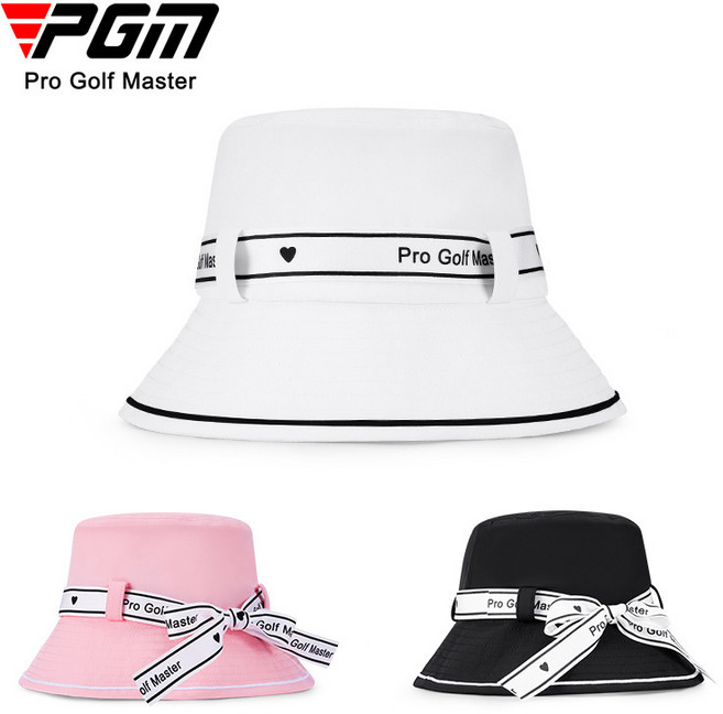 PGM 골프 모자 여성 어부 모자 자외선 차단, 1개, 핑크