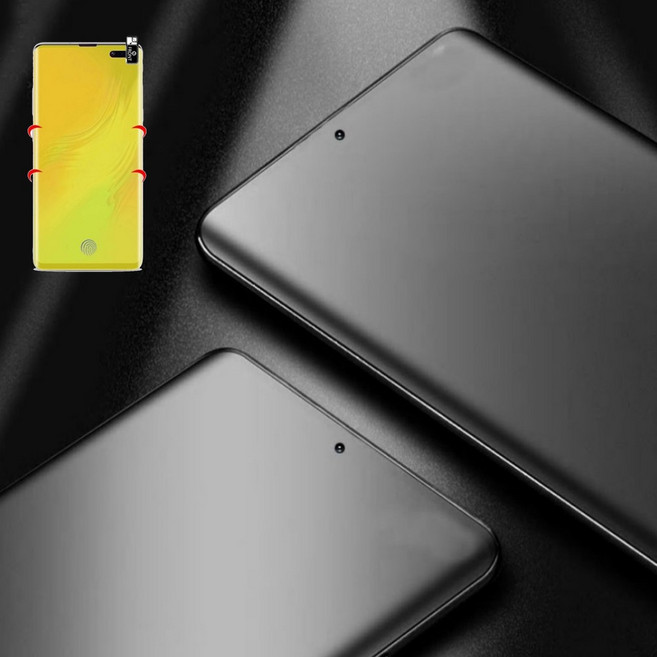 아이수트 지문인식 지문방지 고해상도 종이질감의 3D 엣지 타입 화면 풀커버 AG액정보호필름 갤럭시 노트 아이폰 LG 플립3 전기종 1매 2매 5매 상품, 1매 상품, 1개