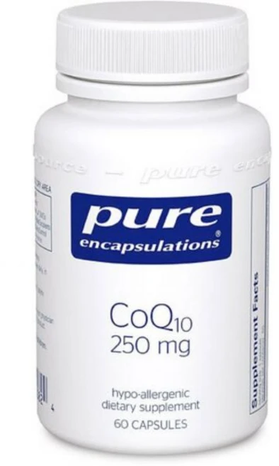 Pure Encapsulations CoQ10 퓨어 인캡슐레이션 코큐텐 250mg 60캡슐, 1개, 기본, 60정 - 쿠팡