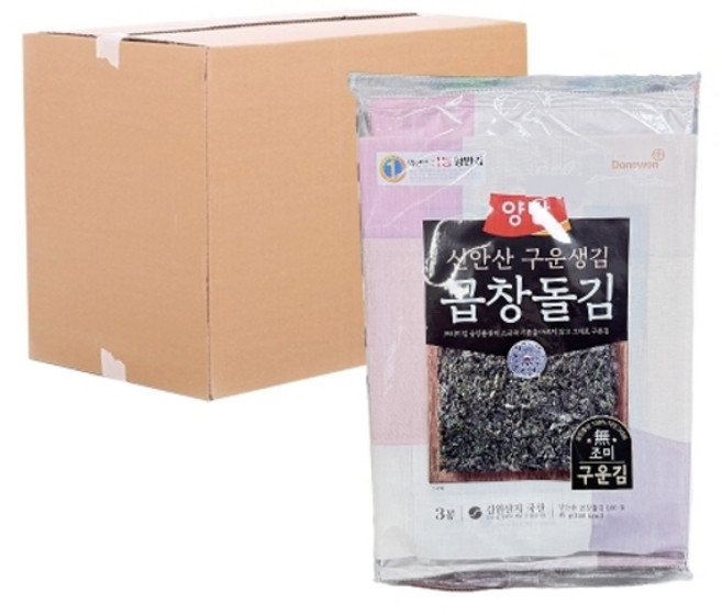 동원 [박스] 양반 곱창돌김 전장 15g 3P 10입
