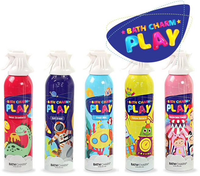 바스참 플레이 버블 클렌저 5종 세트, 1세트