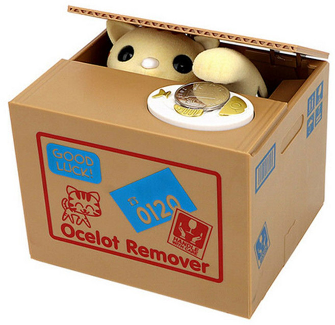 동전먹는 고양이 저금통, 굿럭, 1개