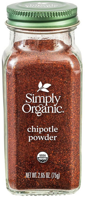 심플리 마일드 칠리 양념 믹스 1온스 12팩 커민 파프리카 정향 올스파이스 따뜻하고 푸짐한, Chipotle Powder