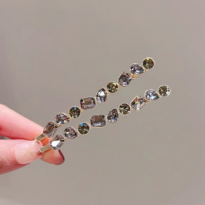 큐빅 포인트 2P 헤어핀 여성 데일리 고급 머리삔 FS130