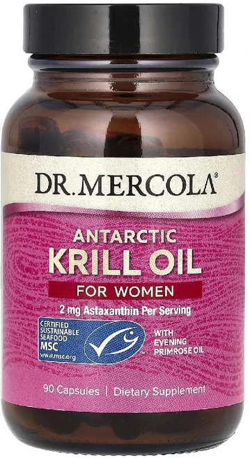 닥터머콜라 남극 크릴오일 Antarctic Krill Oil 여성용 캡슐 90정, 1개 - 쿠팡