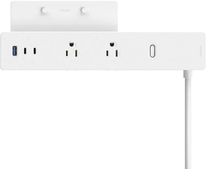 unipapa 100W 延長線, 白色, 1個, 有序延長線快充版