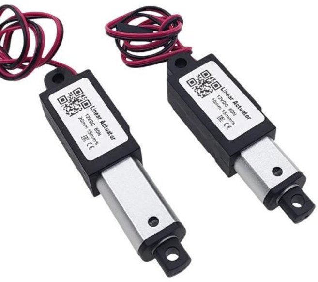 원격 제어용 마이크로 선형 액추에이터 모터 12V 10mm 스트로크 로봇 홈 오토메이션, [01] 30N 30mm s, 1개