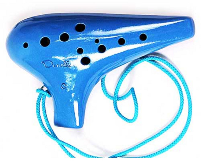 도나티 국산 도자기 오카리나 AC 알토C 고급용 황토 파랑 택1, (도자기)도나티 AC(알토씨), 1개