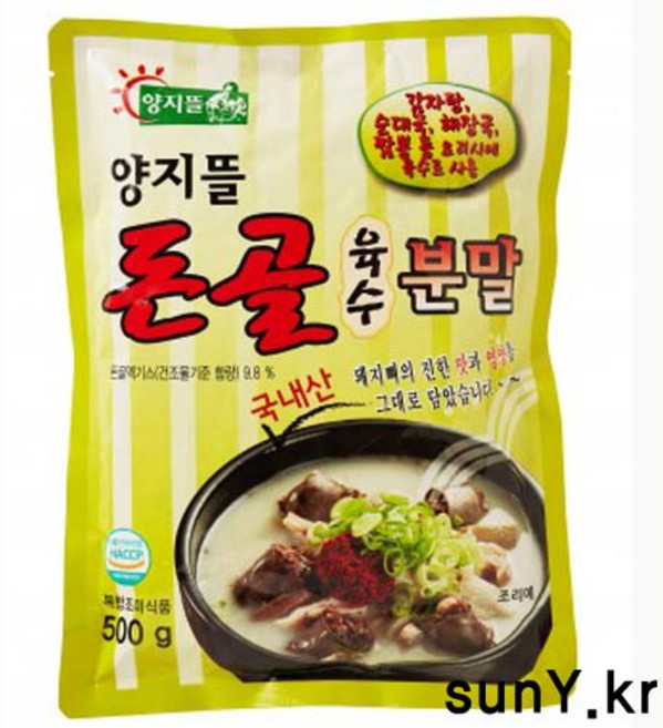 양지뜰 돈골 육수 분말, 500g, 10개