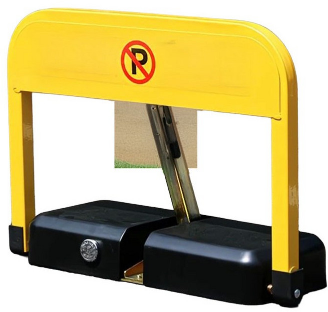 자동 금지대 주차 바닥 리모컨 건전지 충돌 꼬깔 차량 무선, 리모컨2개+리튬배터리, 1세트