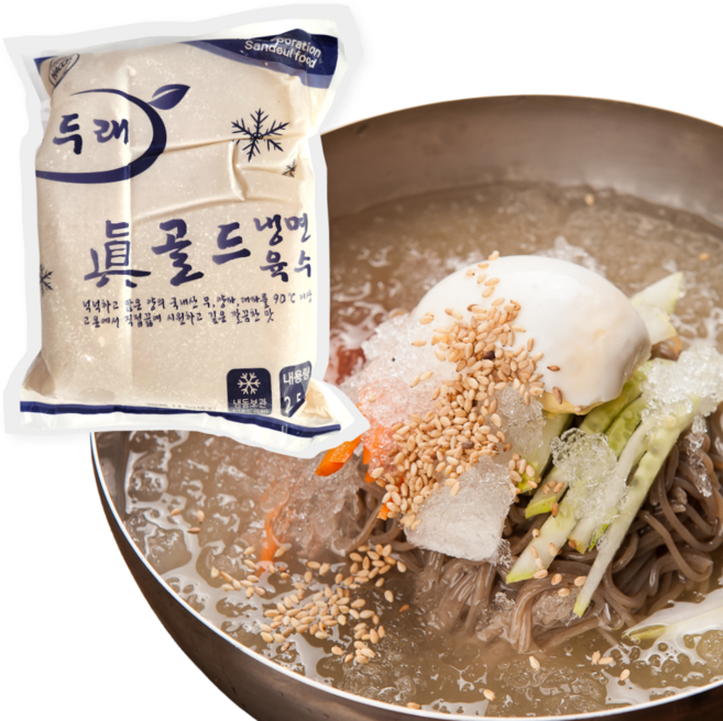 [당일출고] (벌크) 고두래 진골드냉면 냉면육수 1box 업소용 식자재, 4개, 2.5kg