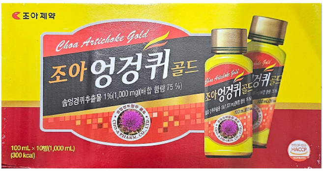 조아제약 엉겅퀴 골드, 10개, 100ml