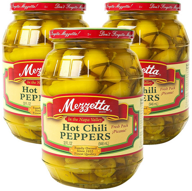 메제타 핫 칠리 페퍼, 3개, 946ml