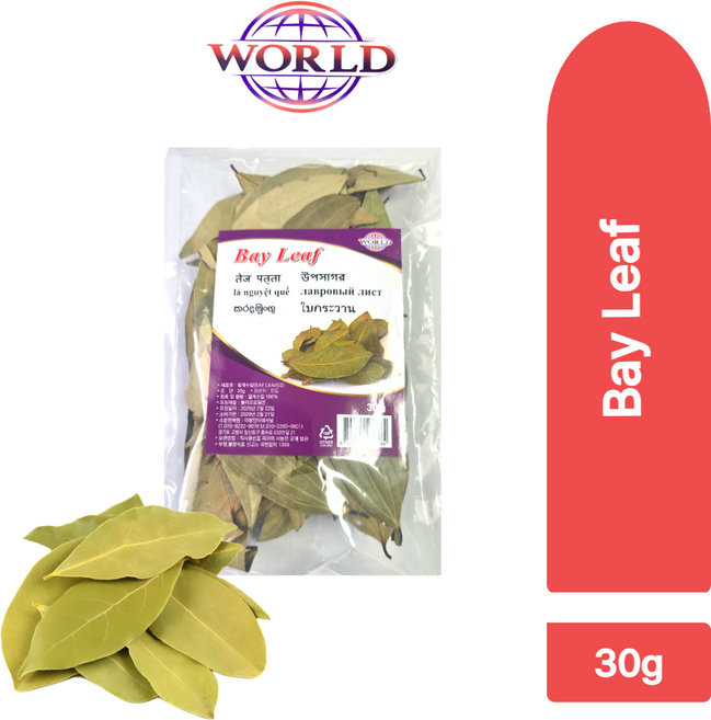 World Bay Leaf 월계수잎, 1개, 30g