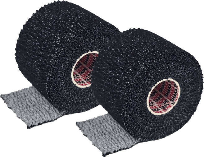 [1+1] 1티어 훅그립테이프 볼링 크로스핏용 훅그립 중약지, 제트블랙(Jet Black), 2개