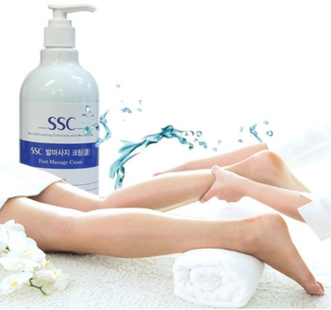 발 마사지 크림(펌프) 500ml 멘톨 쿨링 고보습 풋케어 크림 고운발 뒤꿈치 발각질, 1개