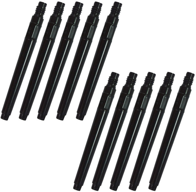 쿠레타케 캘리그라피용 붓펜 리필 카트리지 10개, 먹색