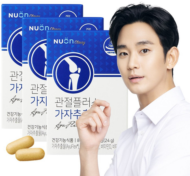뉴온 관절플러스 가자추출물, 30정, 3개