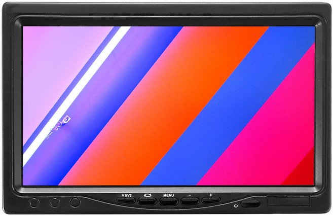 7인치 거치형 모니터 후방카메라 연결용 RCA타입