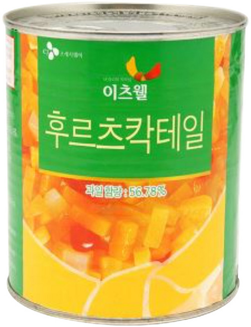 CJ프레시웨이 이츠웰 후르츠칵테일 캔 3kg, 5개, 3.062kg
